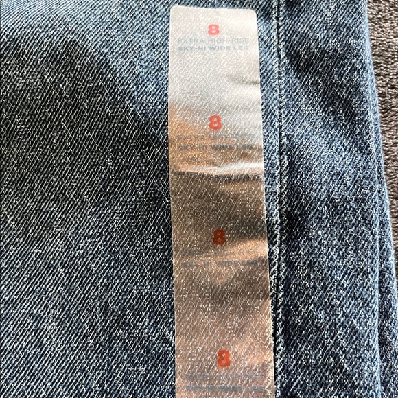 Ultra hi rise wide leg jeans new - Picture 4 of 7